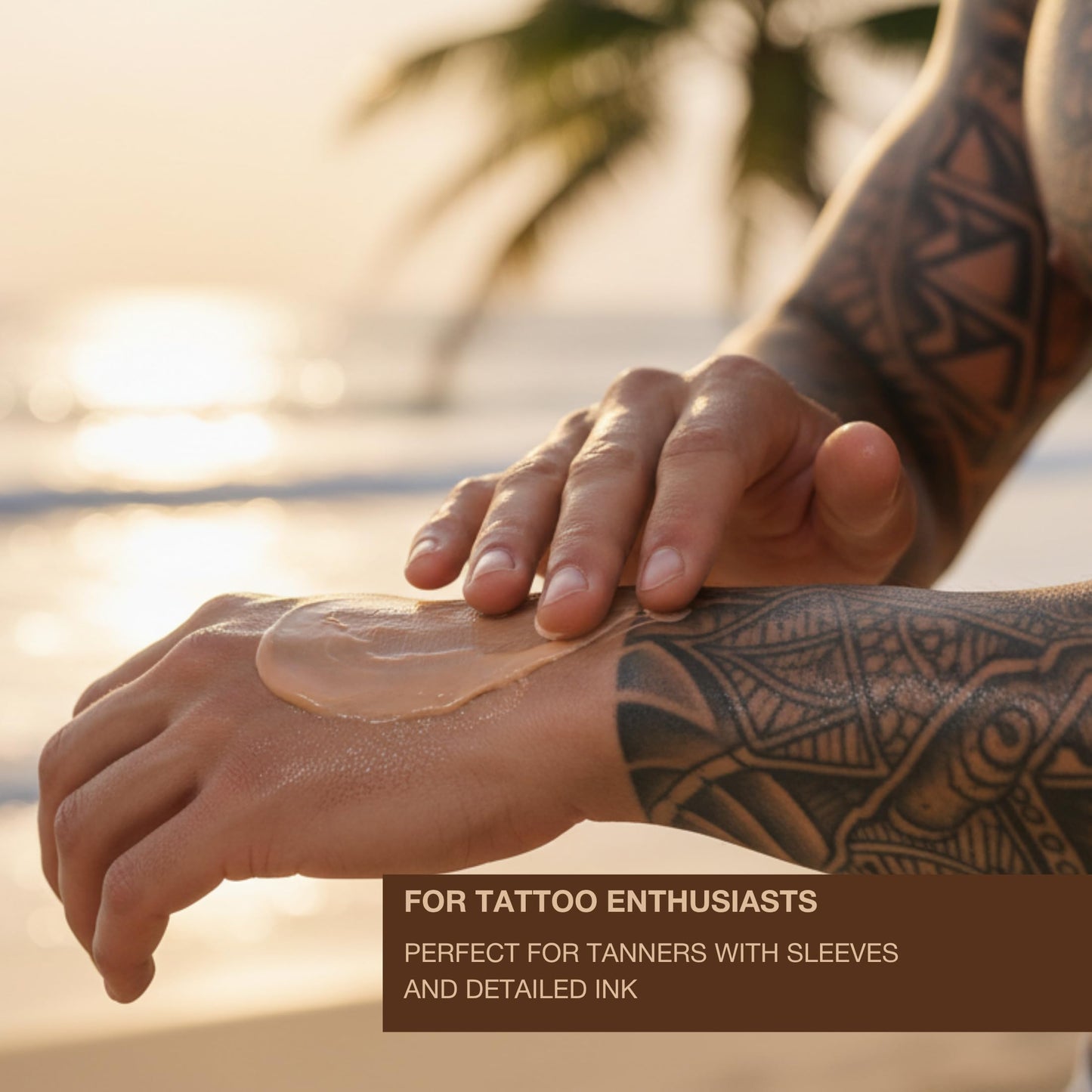 Onyx Tattoo Tanning Lotion - Indoor Accelerator with Bronzer and Tattoo Fade Protection Formula - Dark Tan for Tanning Beds and Hydrating Fade Defense | Long-Lasting Results | 6.76 Fl Oz