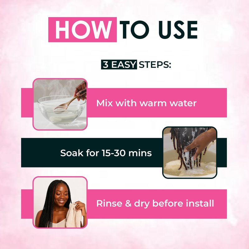 Esha Braid N Slay Detox Powder – Scalp Cleanser for Braids, Locs & Twists – Removes Buildup, Odor & Prewashes Synthetic Hair – Non-Stripping, Soothing, 907g (32 Fl Oz, UNSCENTED)