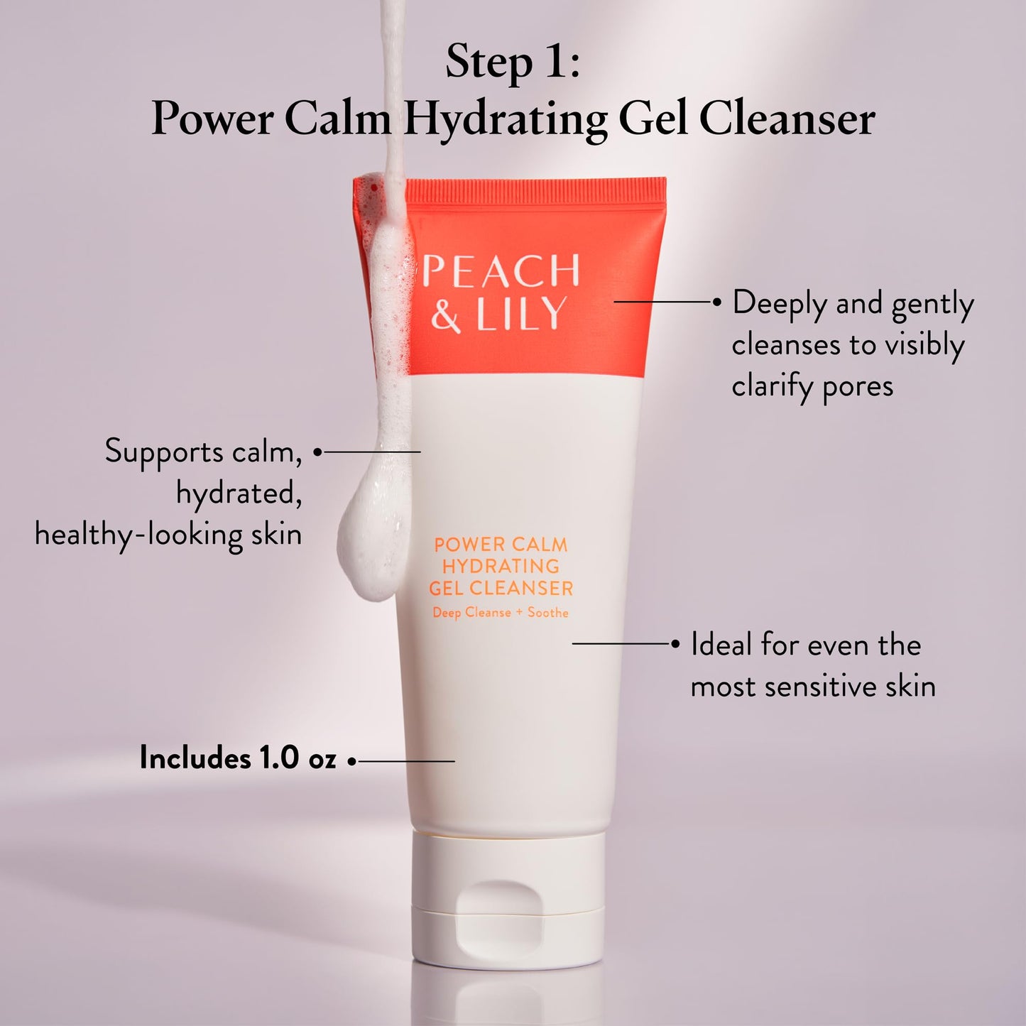 Peach & Lily - Glass Skin Discovery Kit (4 Products) - 1 Cleanser, 1 Essence, 1 Serum & 1 Cream - Skin Care Set - Acne Routine - Travel Essentials - Self Care - Vegan & Cruelty Free - Korean Beauty