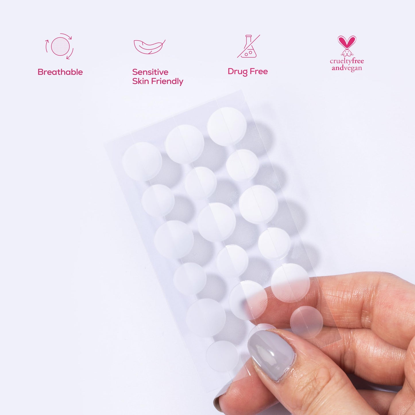 HANHOO Blemish Patch, Hydrocolloid Pimple Patches for Acne, 432 Count, 12 Pack, Invisible Acne Spot Patches That Shrink Pimples, Absorb Fluid, and Protect from Finger-Picking and Dirt for Clear Skin