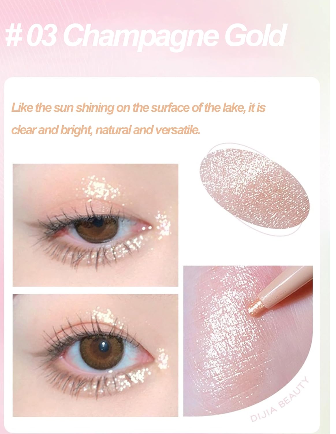 Under Eye Highlighter Makeup Stick - Silky-Smooth Brightener & Contour Pencil | Long-Lasting, Smudge-Proof, 2PCS
