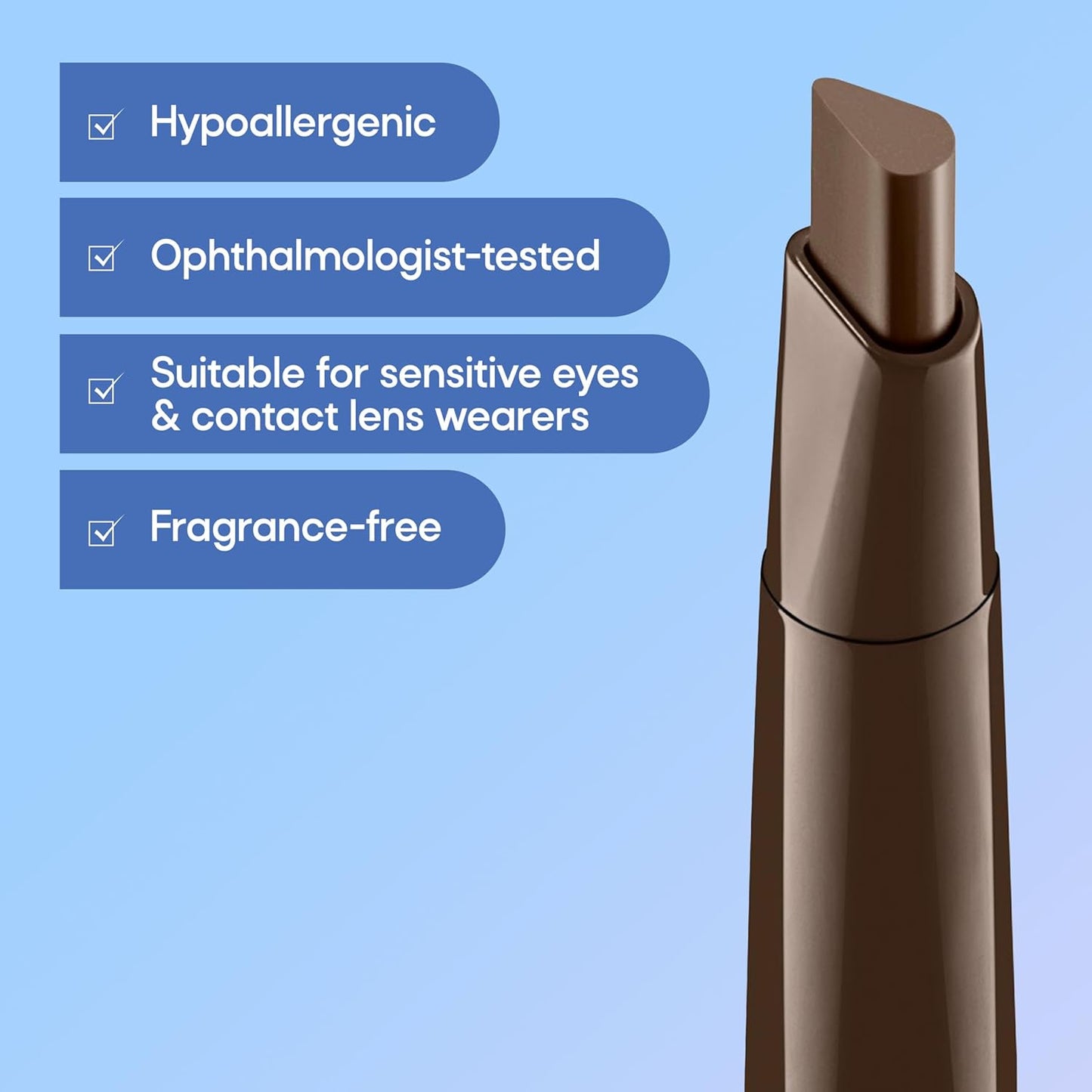 Almay Eyebrow Pencil - Hypoallergenic Dark Blonde Brow Makeup | Perfect for Sensitive Skin