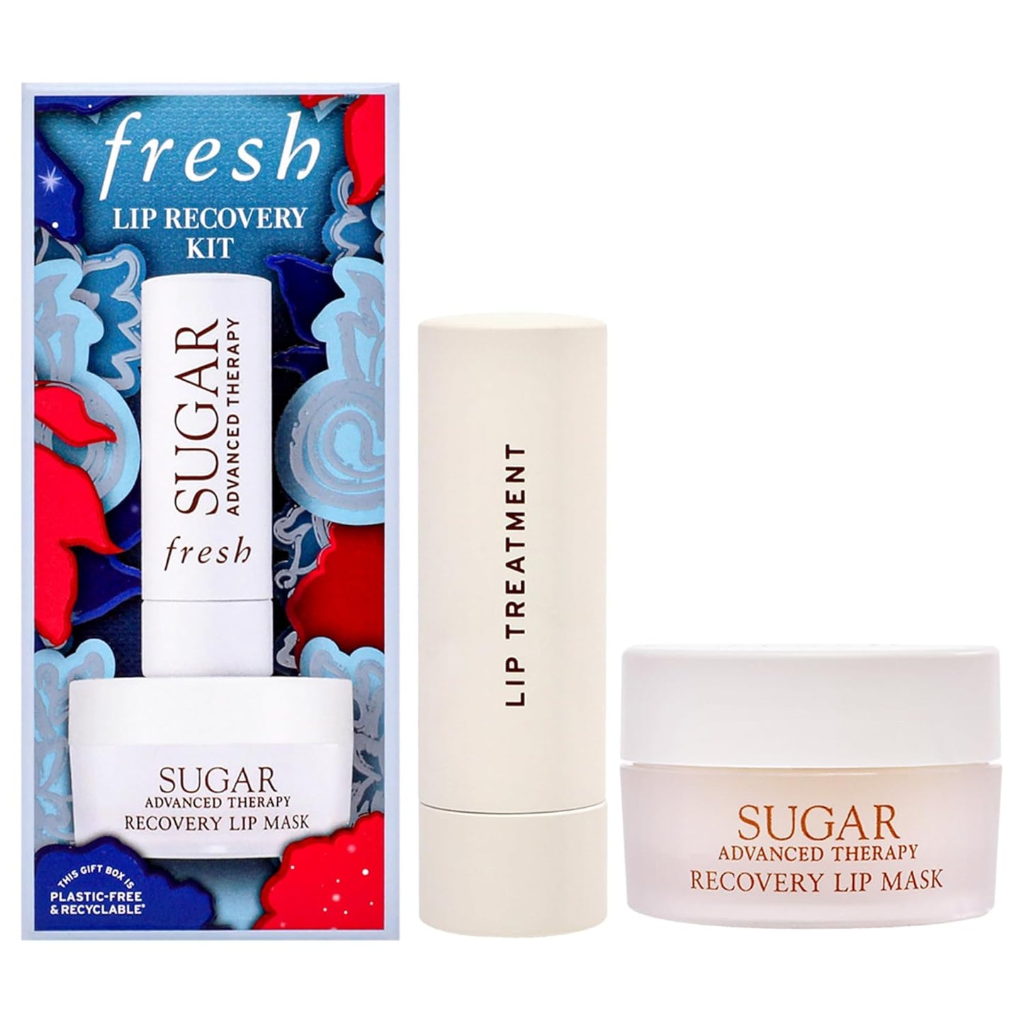 Fresh Lip Recovery Kit - Advanced Therapy Lip Mask & Treatment Set | 2 Pieces, 0.35oz & 0.15oz