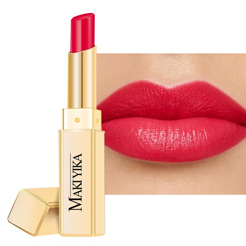 MAKI YIKA Moisture Red Lipstick for Women Hydrate Tinted Lip Balm for Mother's Day Dry Cracked Lips Sheer Lipstick Lip Tinted Glossy Finish,MA066 Raspberry