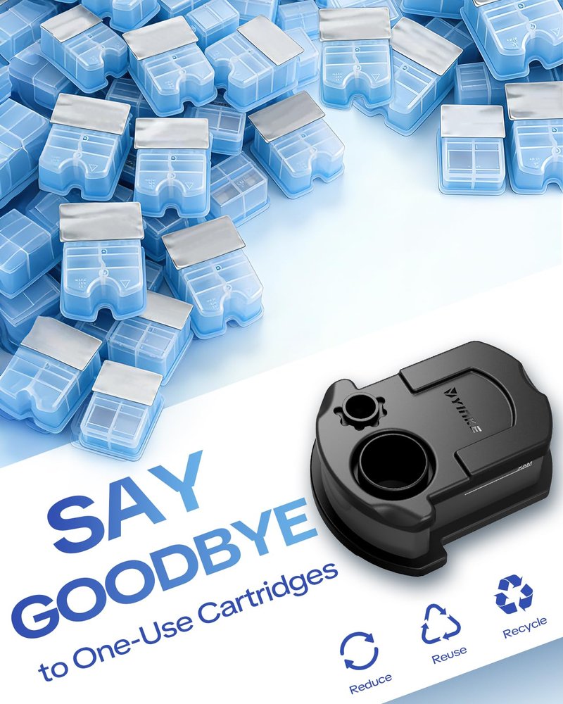 2026 New Reusable Cartridge with Refill 7 Month Supply Compatible with Braun Clean & Renew Refill Cartridge CCR, Shaver Cleaning & Care Kit with Gentle Hygienic Protection, Eco-Friendly