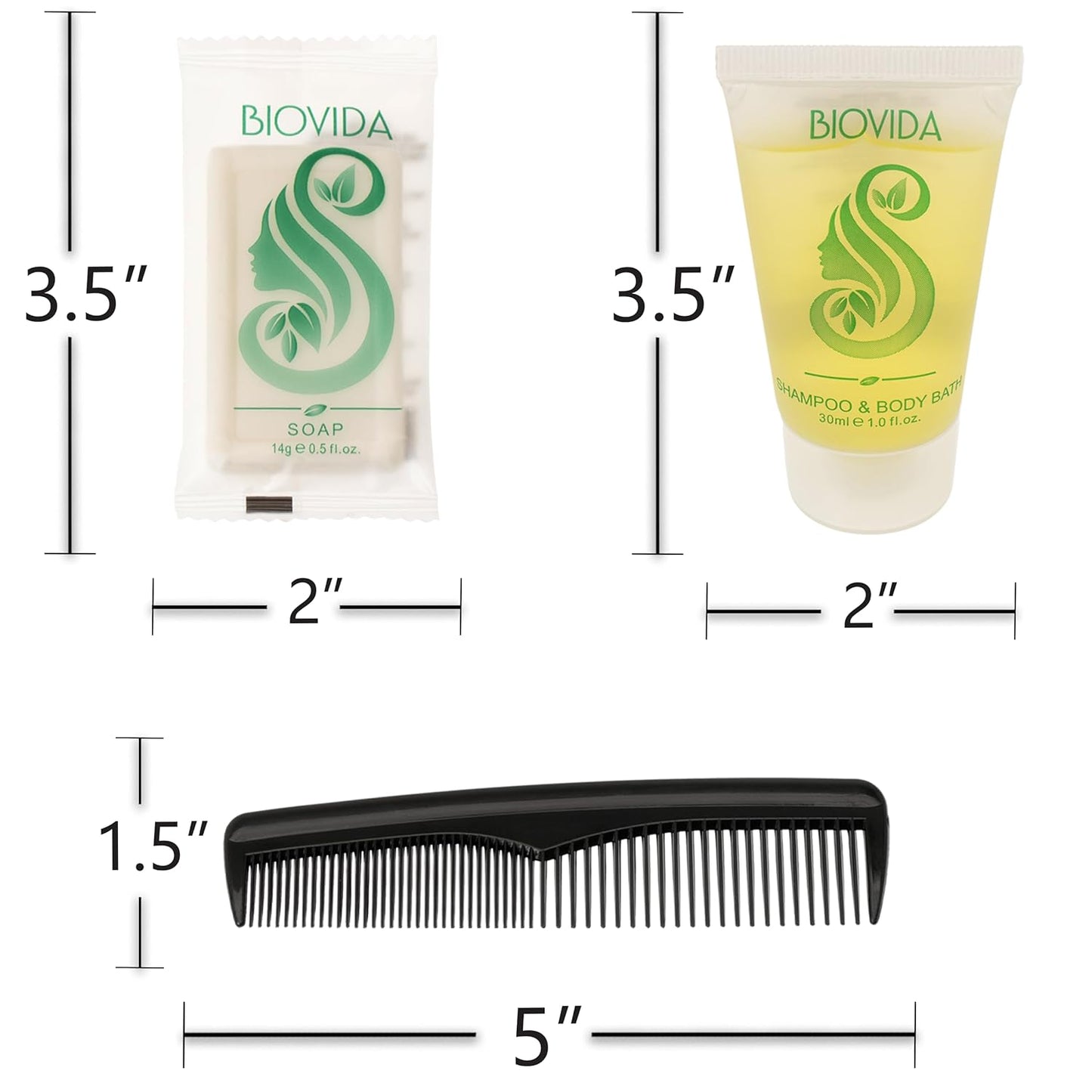 24 Hygiene Kits - Essential Toiletry Kits for Men & Women | Travel & Charity 5-Piece Set
