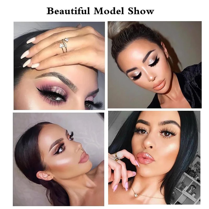 36 Pairs Natural Mink 3D False Eyelashes - Fluffy Bulk Lashes for Stunning Volume
