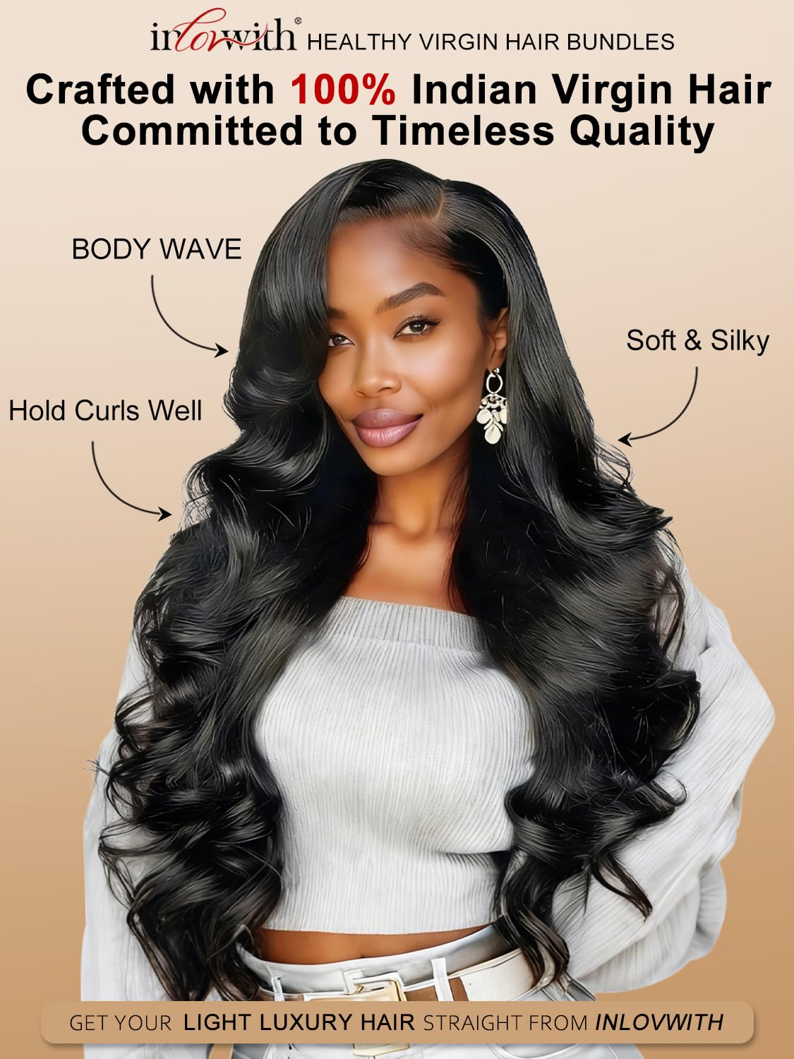 Body Wave Bundles - 100% Unprocessed Indian Virgin Hair | 20-Inch Single Bundle for Women