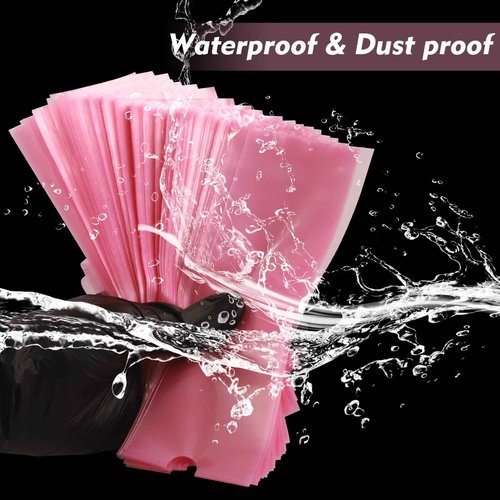 Large Pen Machine Covers with Grip Tapes - Rayyl 400pcs Tattoo Pen Covers and 6pcs Tattoo Grip Tape Tattoo Machine Bags Tattoo Pen Sleeves Combination Tattoo Supplies