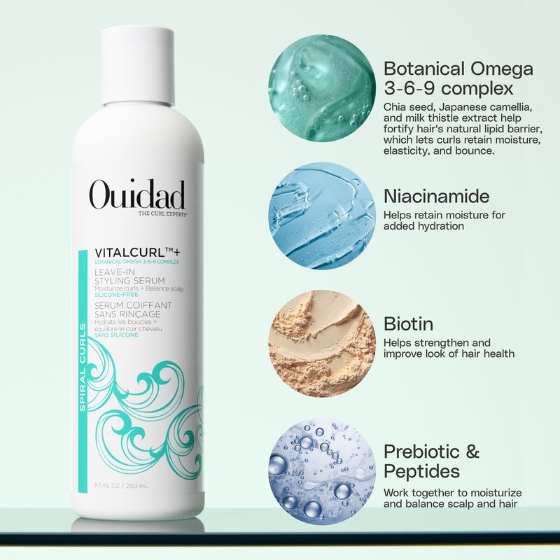 OUIDAD VitalCurl+ Tress Effects Styling Curl Gel, 8.5 Fl Oz