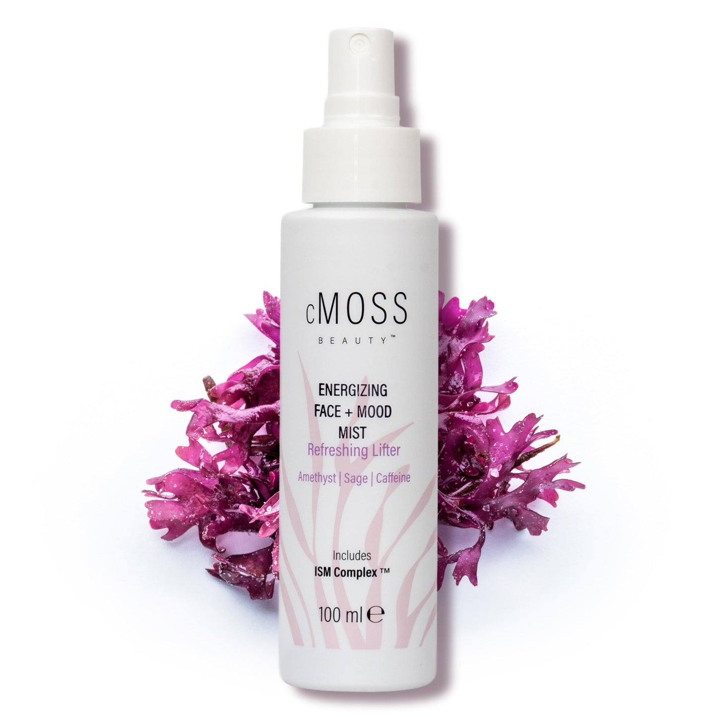 cMOSS BEAUTY Anti-Aging Glass Skin Face Mist – Instant Lift, Glow & Tighten | Sea Moss + Hyaluronic Acid Caffeine & Amethyst – Mood Boost, Oil-Free All Skin Types