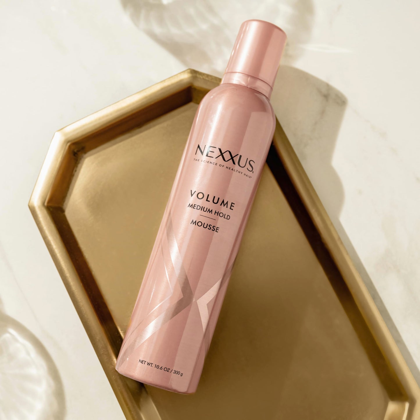 Nexxus Styling Hair Mousse for Volume Medium Hold Mousse Powered by STYLEPROTECT Technology 10.6 oz