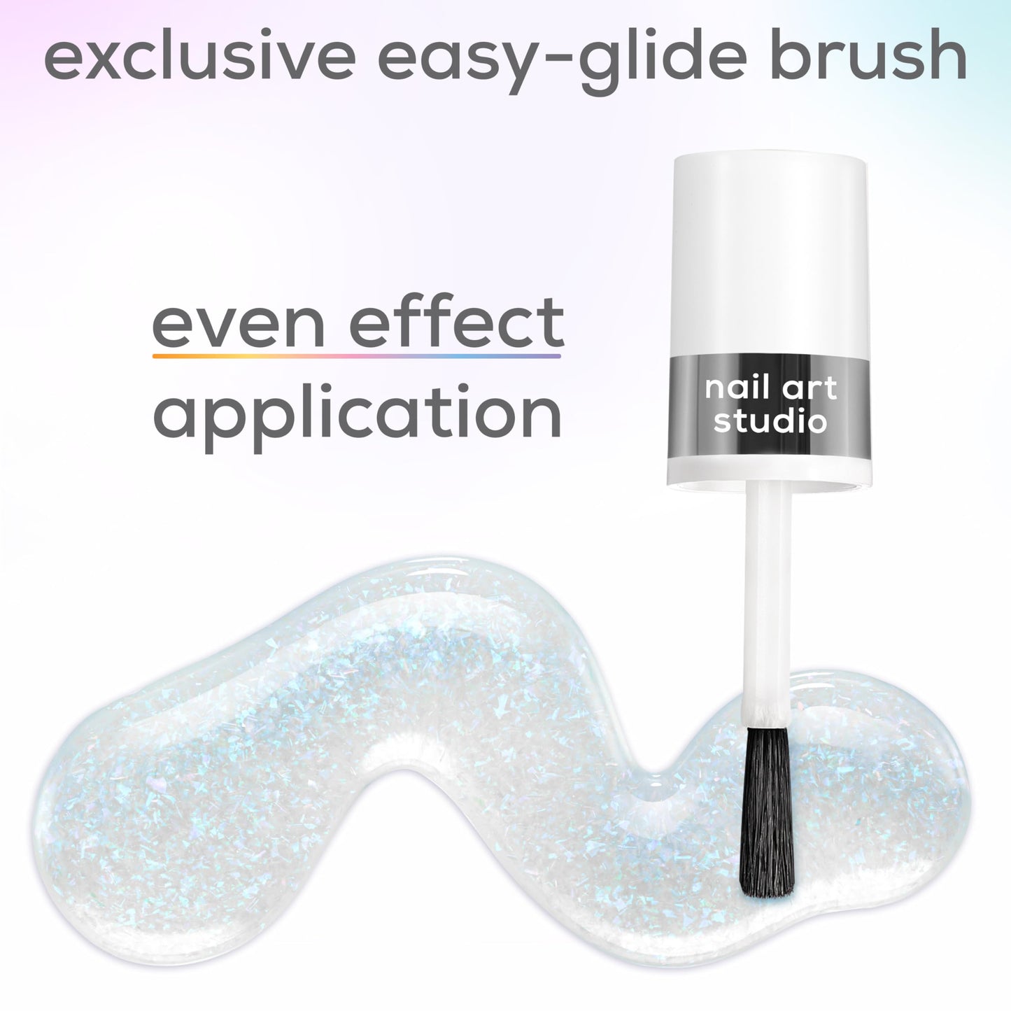 essie Nail Art Studio Special Effects Polish, Shimmer, Vegan, Purple Nail Polish, Ethereal Escape, 0.46 Fl Oz
