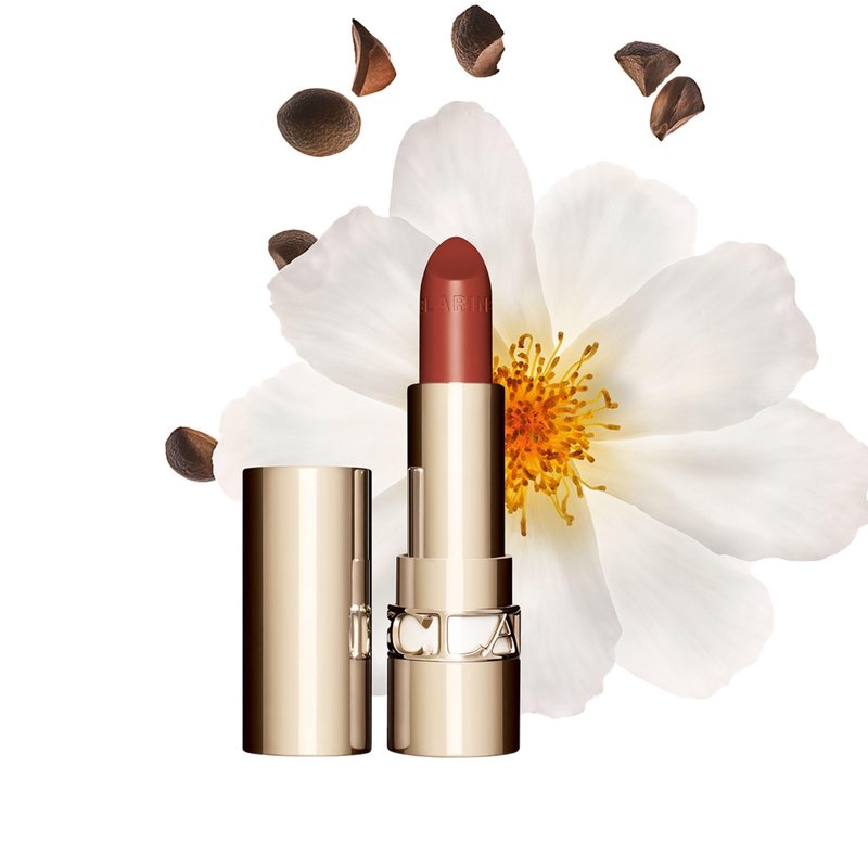 Clarins Joli Rouge Lipstick | Long Lasting, Satin Finish | Hydrating, Nourishing and Lightweight | All Skin Types | 0.1 Ounces