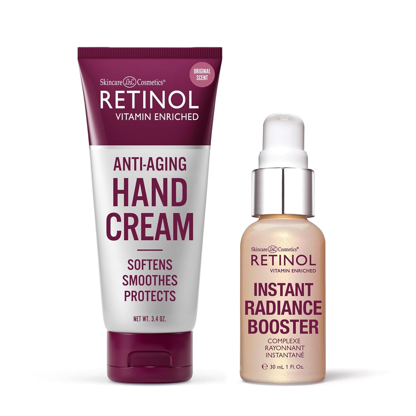 Retinol Anti-Aging Hand Cream - Nourishing Hydration for Skin, Nails & Cuticles | Instant Radiance Booster