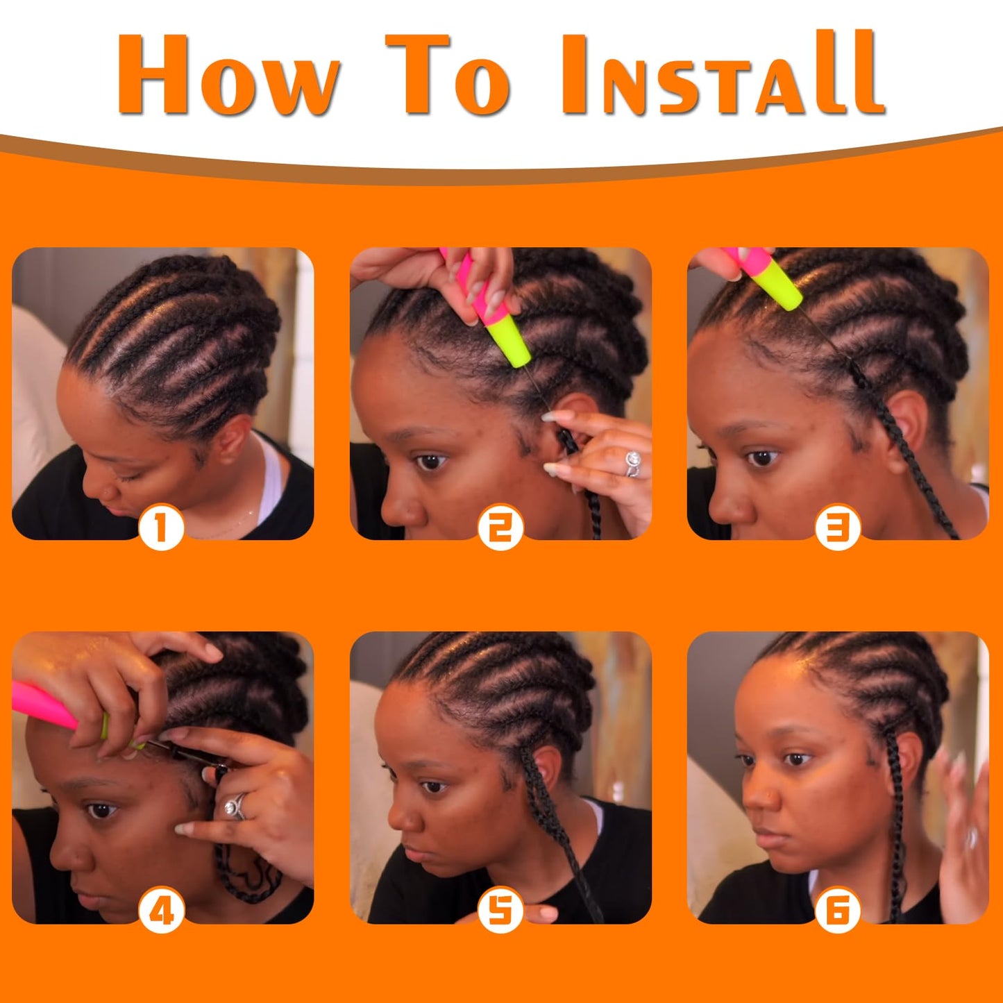 9 Packs Boho Goddess Box Braids Crochet Hair Bohemian Box with Curly Ends Pre-Looped Synthetic Hair Extensions for Black Women(24 Inch,1B)