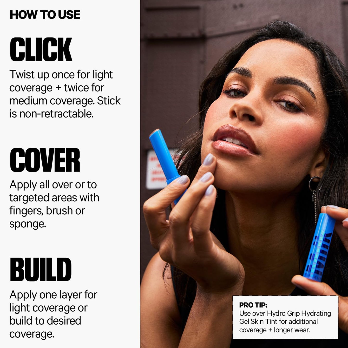 Hydro Grip Gel Concealer - 12HR Hydrating Formula with Hyaluronic Acid | Buildable Coverage for Under Eyes & Dark Circles