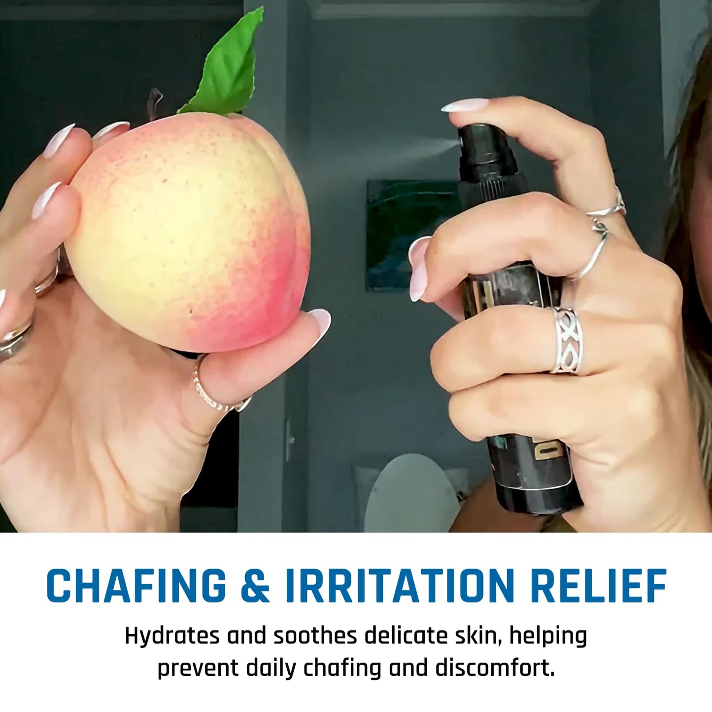 Derm Dude Happy Crack Refresh & Cool Butt Spray | MVP Scent | Deodorant & Odor Eliminator with Soothing Witch Hazel & All-Natural DeoPlex for Odor Control | 2 oz (1 Pack)