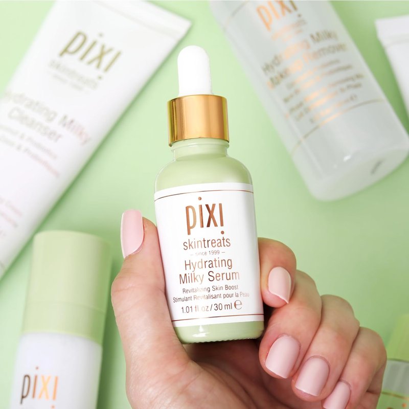 Pixi Hydrating Milky Serum - Intense Skin Hydration With Jojoba Oil & Aloe Vera | 1.0 fl oz/30ml