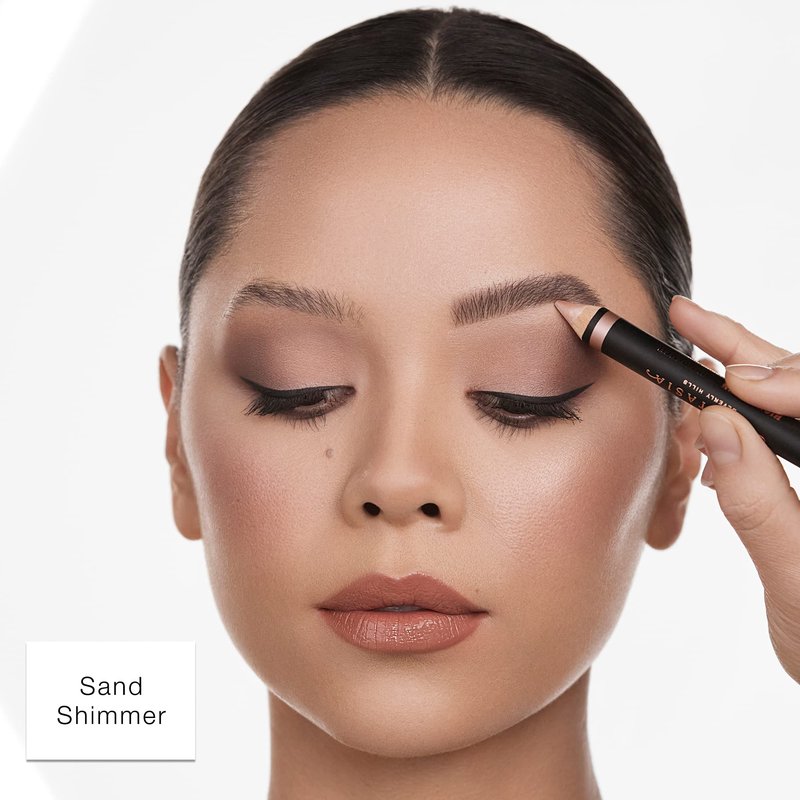 Anastasia Beverly Hills Highlighting Duo Pencil - Dual-Ended Eye & Brow Brightening Pencil for Defining Arches and Illuminating Eyes - Shell/Lace