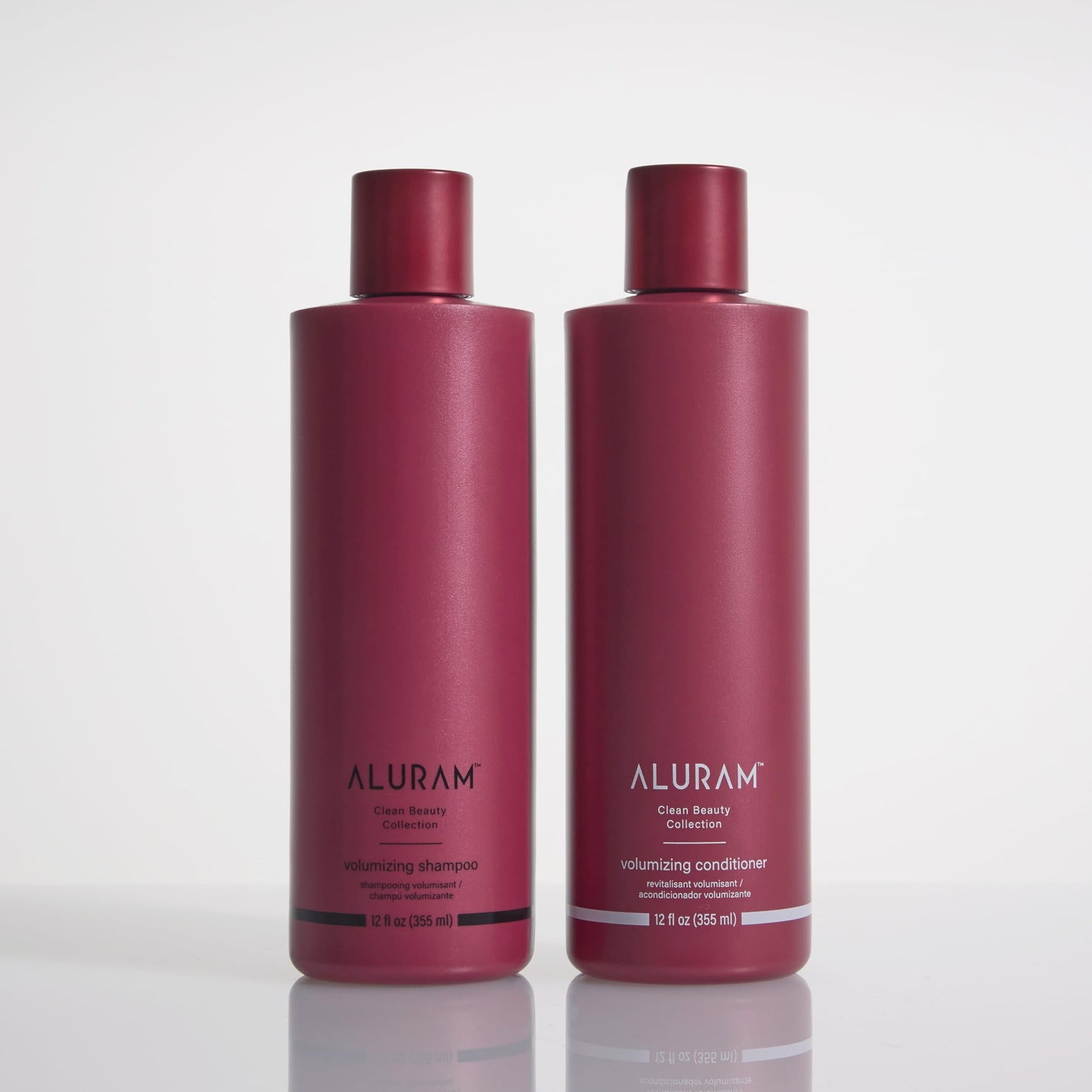 ALURAM Volumizing Shampoo, Non-Drying Gentle Cleanser Adds Body & Fullness for All Hair Types, 12 Fl Oz