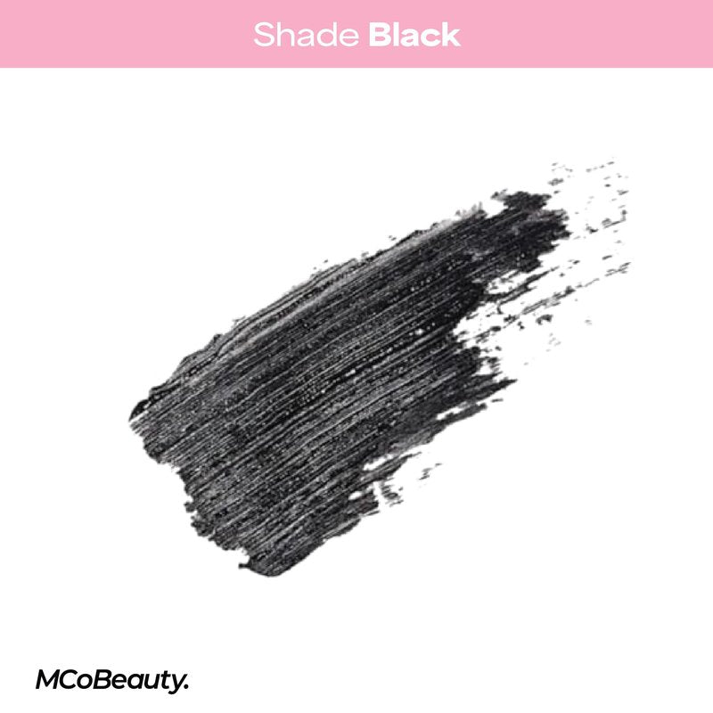 MCoBeauty XtendLash Tubing Mascara - Black - Tubular Lengthening, Volume & Curl - High Definition Lashes - Smudge Proof Water Resistant - Flake Free Glossy Buildable Eye Makeup - Vegan & Cruelty Free