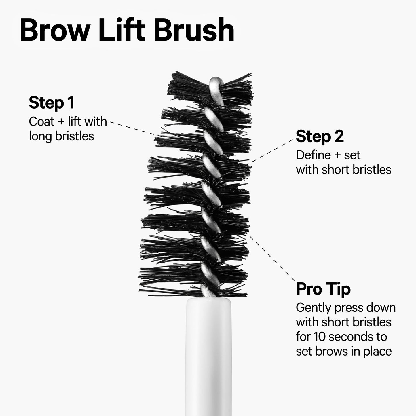 Milk Makeup KUSH Brow Lamination Gel – Clear Brow Gel Lifts, Shapes + Sets Brows for Up to 8 Hours – Clean, Conditioning + Vegan Formula Promotes Soft, Never Stiff Brows – 0.17 oz