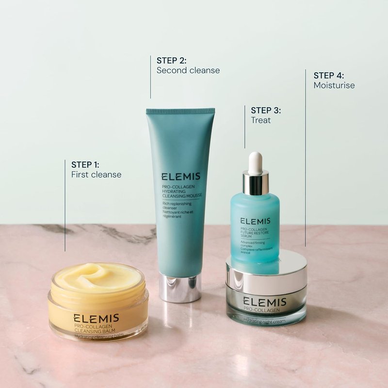 ELEMIS Pro-Collagen Hydrating Cleansing Mousse - Gentle Foam Cleanser for Youthful Skin