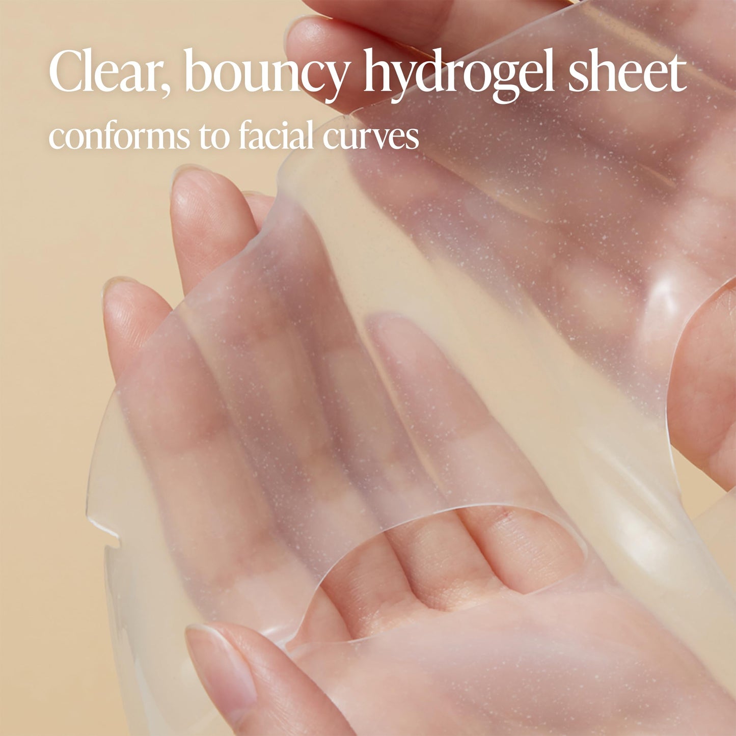 About Me Korean Rice Hydrogel Face Mask - Makgeolli Fermented with Real Gyeongbokgung Rice Powder Embedded, Galactomyces + Niacinamide + Irish Moss, Non-Drip Jelly Fit, Vegan Fragrance-Free, 5 Sheets