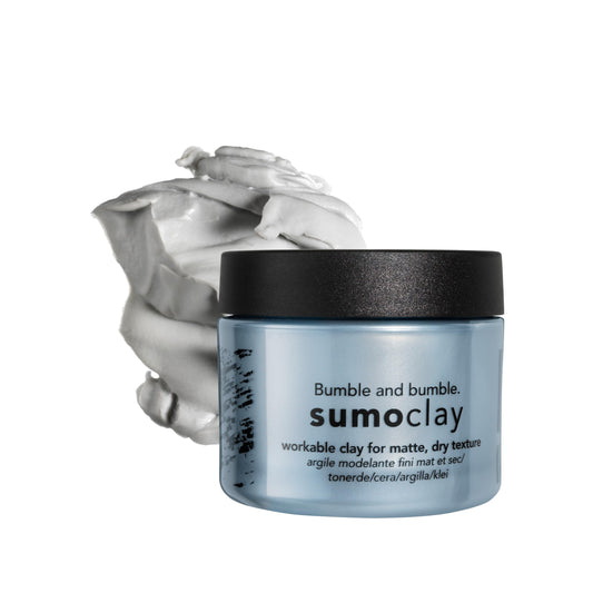 Bumble and bumble. Sumoclay Matte Texture Clay | Workable Texture, Moldable Hold + Matte Finish | With Kaolin Clay | For Short Fine to Medium Wavy, Straight Hair, 1.5 Ounce