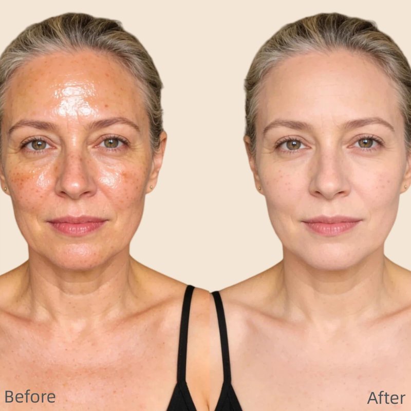 Sunscreen Setting Powder & Powder Foundation | SPF 35 PA+++ 4-in-1 Mineral Pressed Powder with Concealer | Oil Control, Matte Finish, Long-Lasting, Buildable Coverage, Weightless & Anti-Dullness