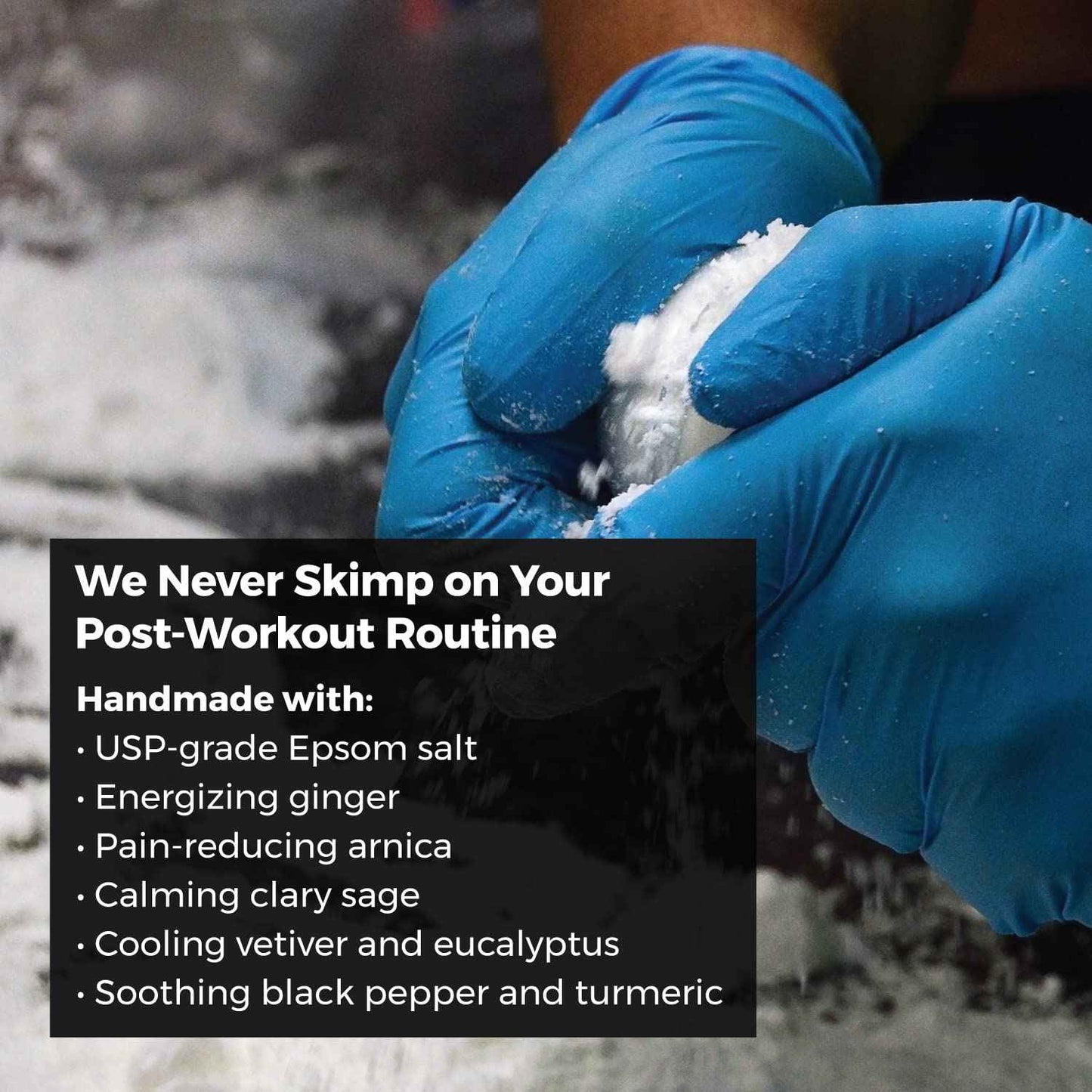 Muscle Rehab Epsom Salt Bath Bombs with Arnica (4 Pack) | Magnesium Recovery Soak for Sore Muscles, Post-Workout Relief & Relaxation | Eucalyptus, Turmeric & Clary Sage Essential Oils