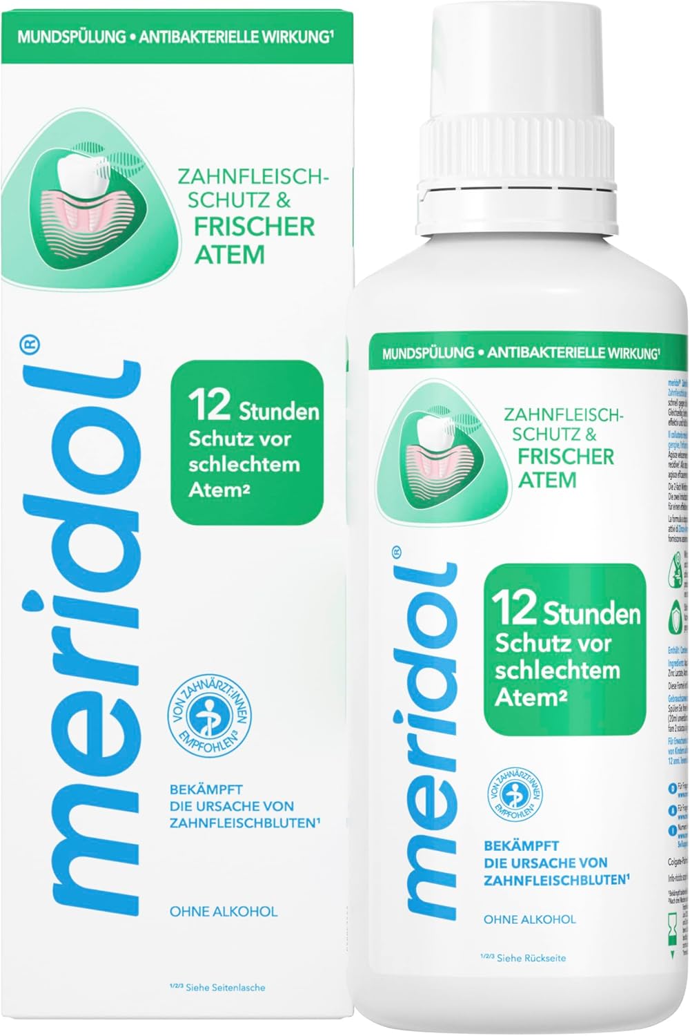 Meridol Mouthwash for Halitosis - Fresh Breath Formula | 400 ml