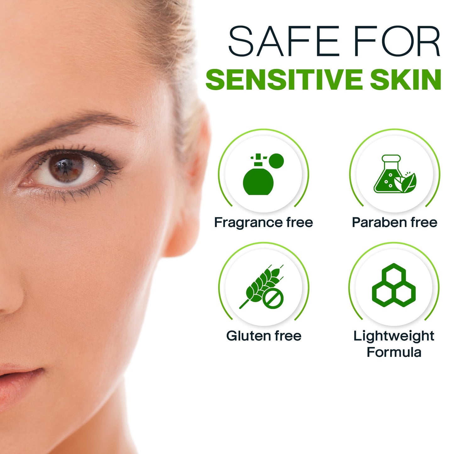 Peptide Eye Cream Anti Aging, Hydrating Under Eye Cream For Women & Men Dry, Sensitive or Mature Skin Repair, Daily Day & Night Treatment for Fine Lines, Wrinkles, Dark Circles, Bags, Puffiness 0.5 Oz