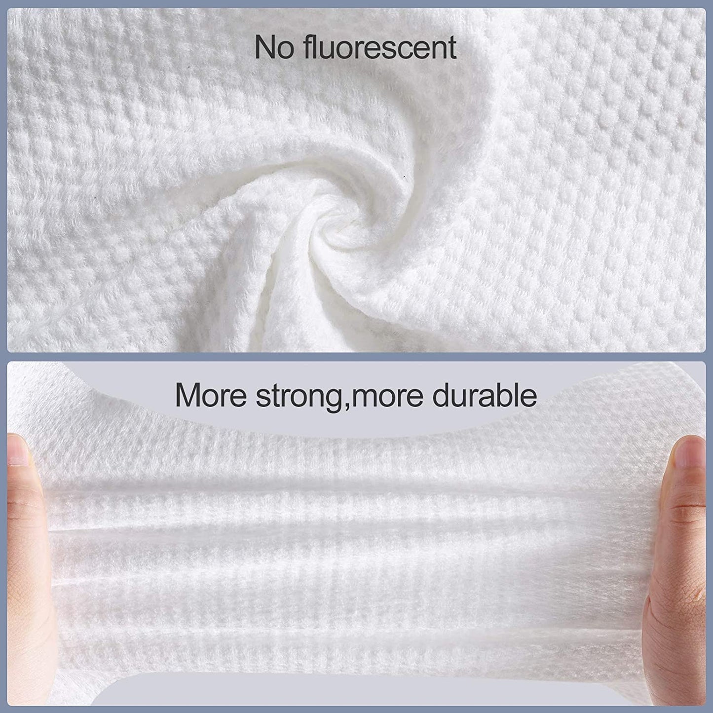 Cayxenful Disposable Face Towel Face Cloths for Washing Soft Cotton Dry Wipes Facial Cloths Towelettes for Washing and Drying, 400 Count Facial Tissue for Cleansing, Skincare and Makeup Remover