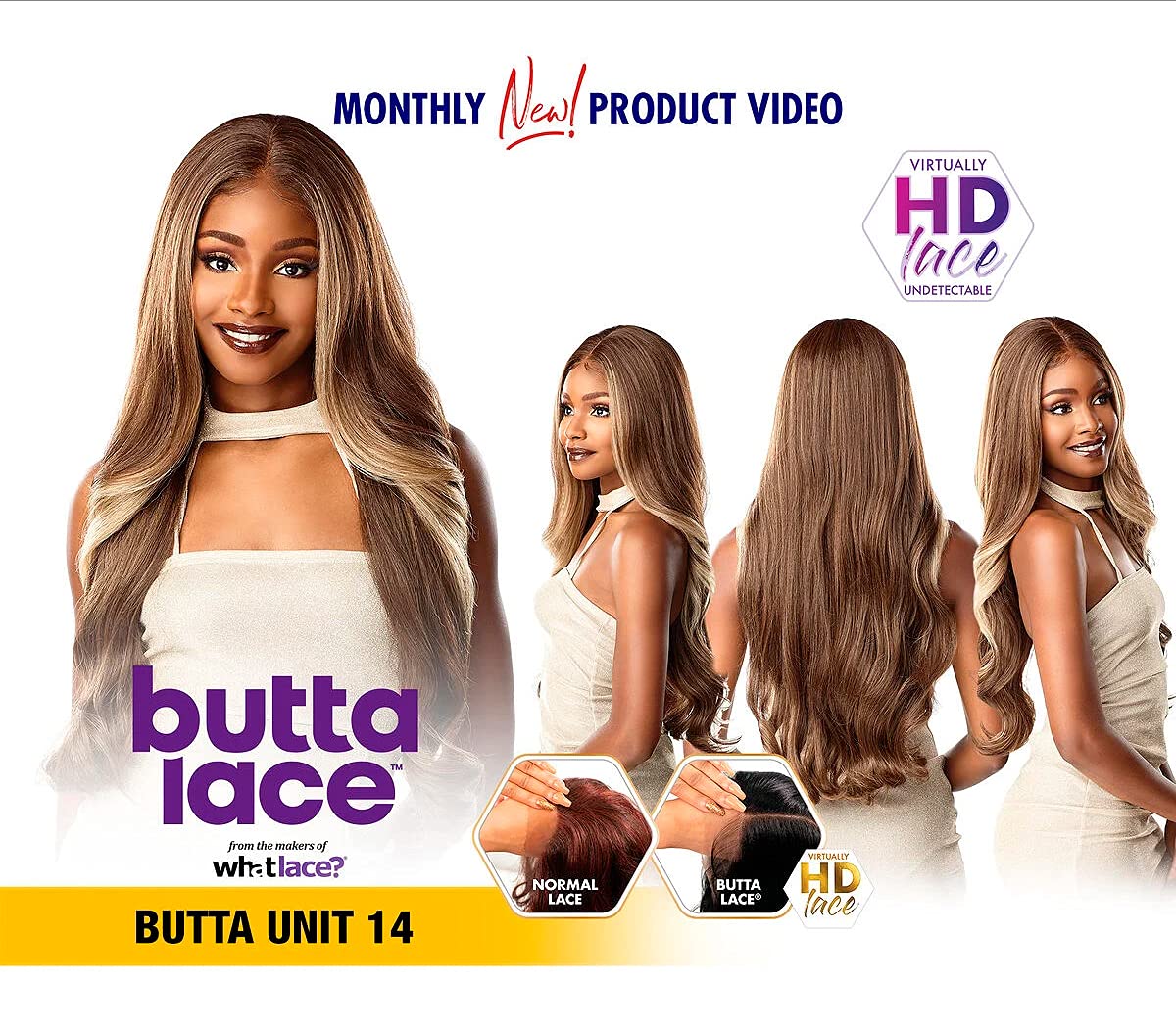 Sensationnel Butta LaceWig-Unit 14, BALAYAGEMOCHA