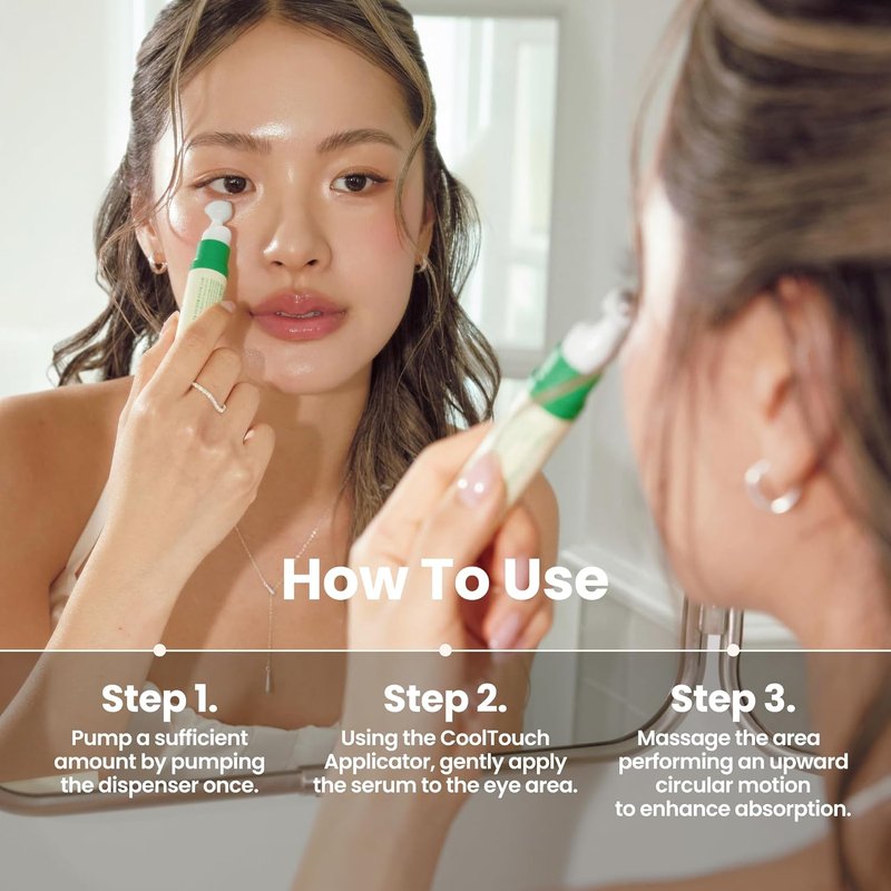 AXIS-Y Vegan Collagen Eye Serum - K Beauty Triple Hyaluronic Acid & Peptide Formula for Elasticity | 0.33 fl. oz.