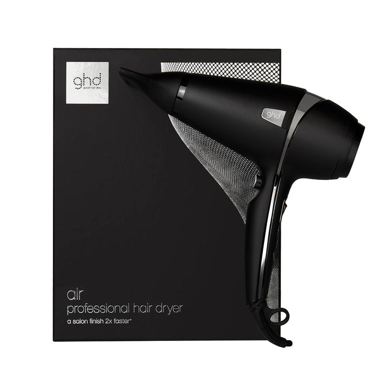 GHD Air Hair Dryer - 1600W Professional Blow Dryer with Ionic Technology | Adjustable Temperature & Concentrator Nozzle - Black