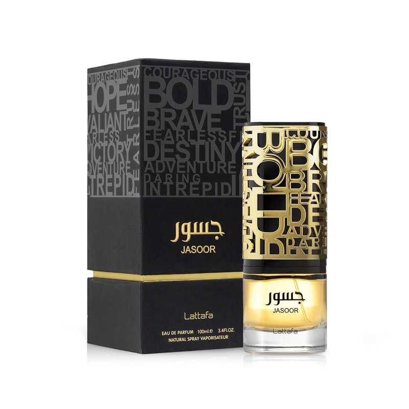 Lattafa Jasoor Eau De Parfum Spray for Men - Long-Lasting Fragrance, 3.4 Ounce