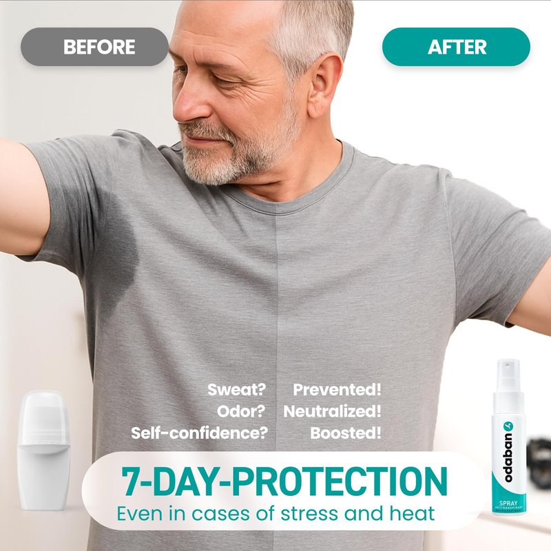 Odaban Antiperspirant Deodorant Spray 2 X 30 ml