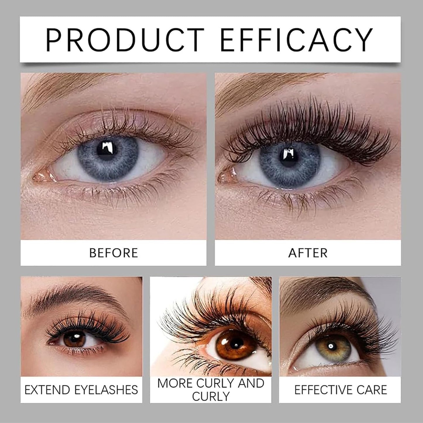 Tubing Mascara Black & Brown for Lash Makeup, Natural Defining Curling Eyelashes, Waterproof, Smudge-Proof, for Volumized Lashes