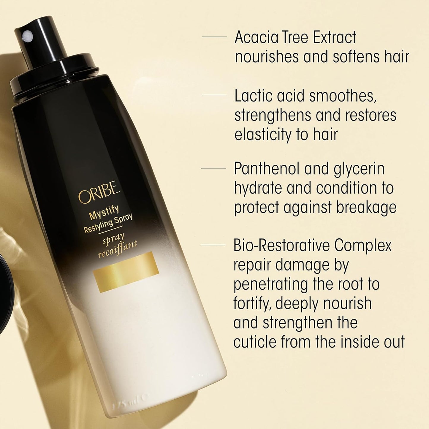 Oribe Mystify Restyling Spray - Lightweight Heat Protection Mist | Revives Style & Strengthens Hair | 1.7 oz