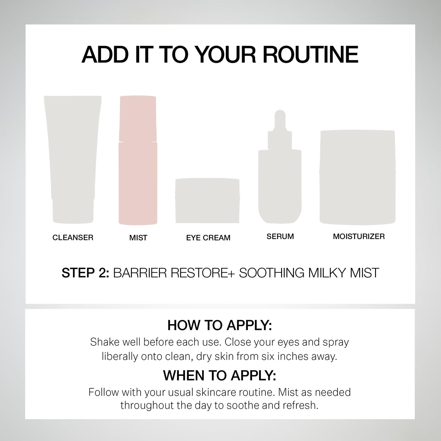 StriVectin Barrier Restore + Soothing Milky Face Mist with Ceramides + Hyaluronic Acid, Hydrating, Skin-Calming, Fragrance-Free, Turmeric, Spray-On Bottle