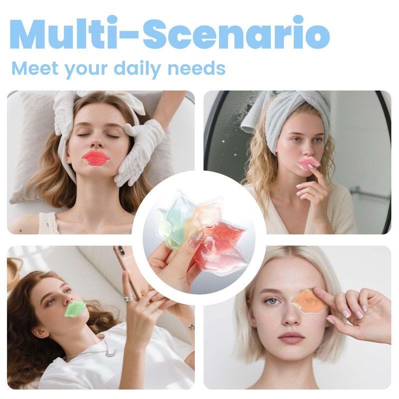 Ice Pack for Lip Tattoo Aftercare, 40 Count Cooling Pads for Pain Relief, Reduce Redness and Swelling of Lips.