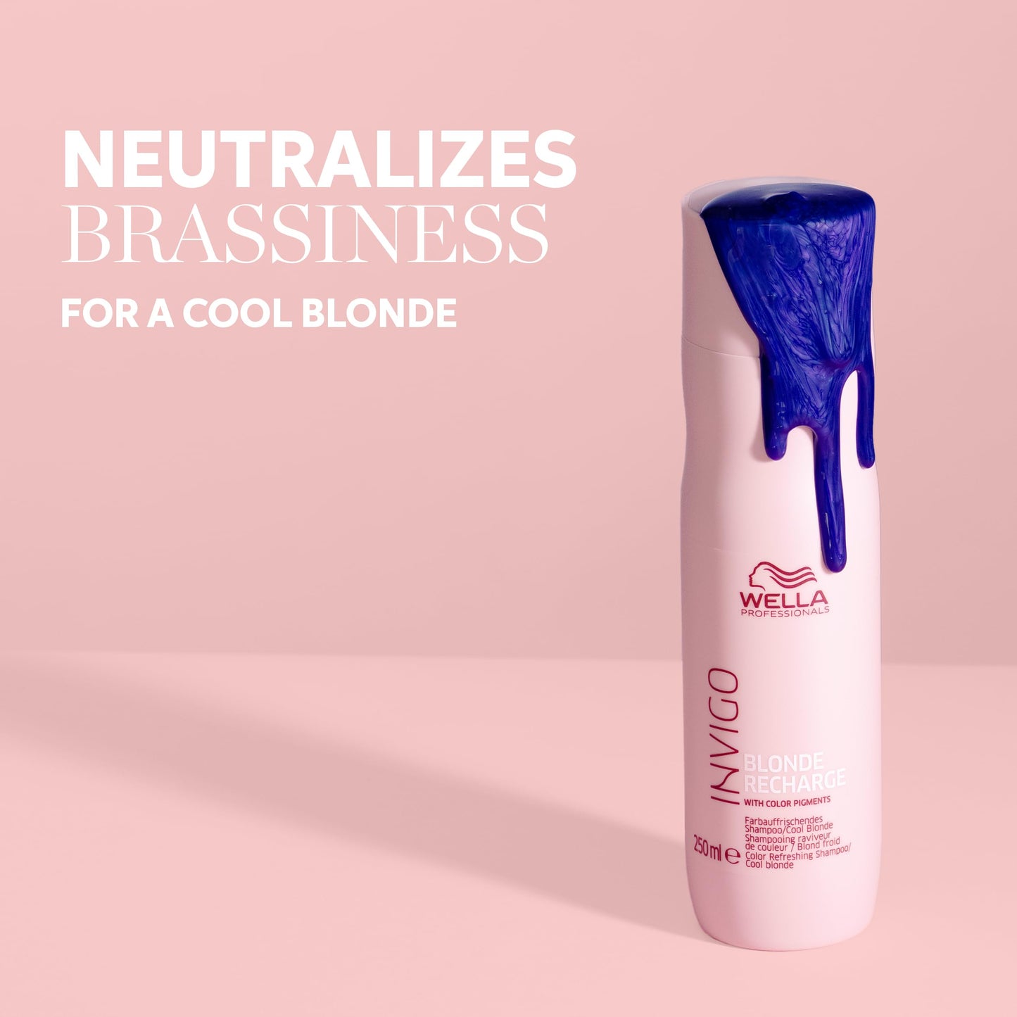 Wella Professionals Invigo Blonde Recharge Color Refreshing Shampoo | Refresh & Maintain Cool Blonde Hair Color | 10.1 Fl Oz