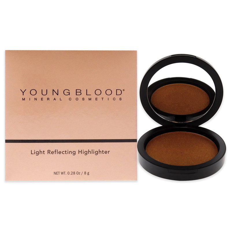Youngblood Clean Luxury Cosmetics Light Reflecting Highlighters | Natural Radiant Complexion Highlight with Diamond Powder | Cruelty Free, Paraben Free, Gluten Free (Fiesta)