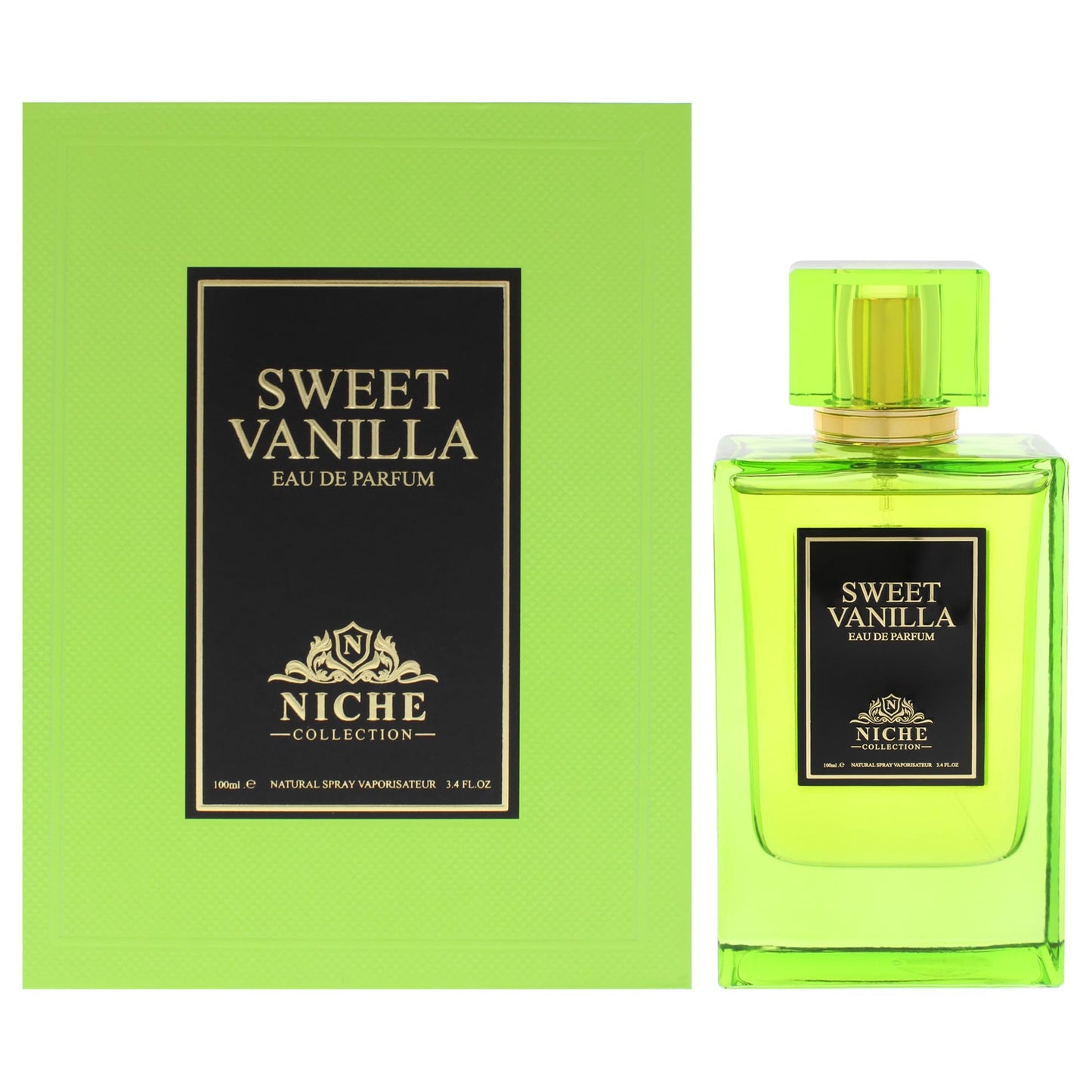 Maison d'Orient SWEET VANILLA Niche Collection Dubai 100 ML (3.4 oz) EDP for Men and Women - Spicy Vanilla Perfume with Bergamot, Pink Pepper, and Vanilla - Long-Lasting Unisex Fragrance
