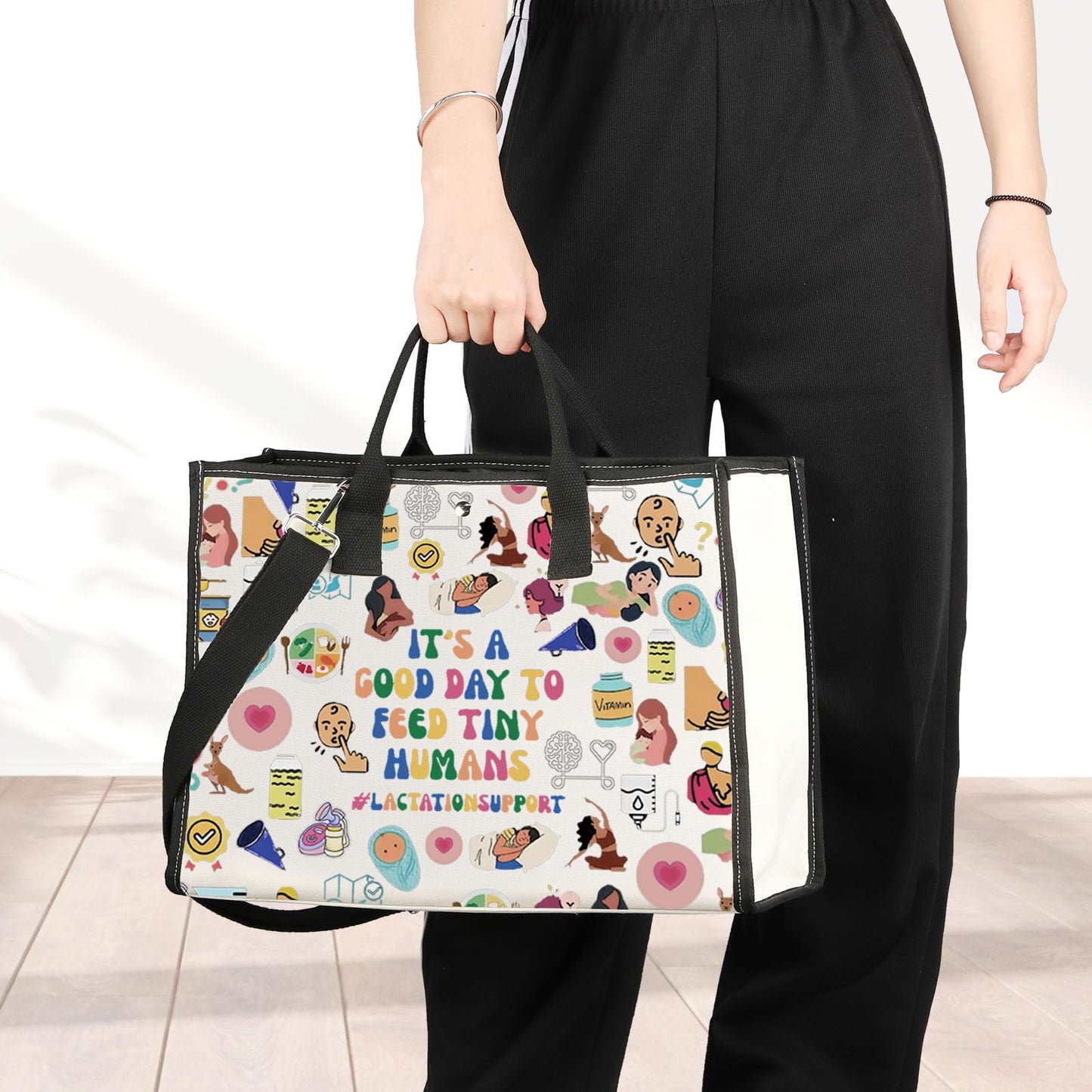 JNIAP Lactation Consultant & Counselor Educator Gifts - Zipper Bag (Feed Tiny Tote)