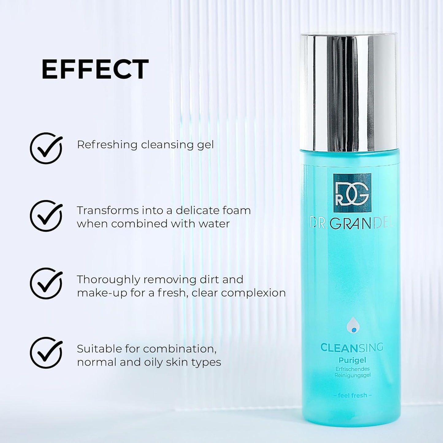 Dr. Grandel Purigel - Refreshing Cleansing Gel for All Skin Types | Mild Surfactants, 200ml