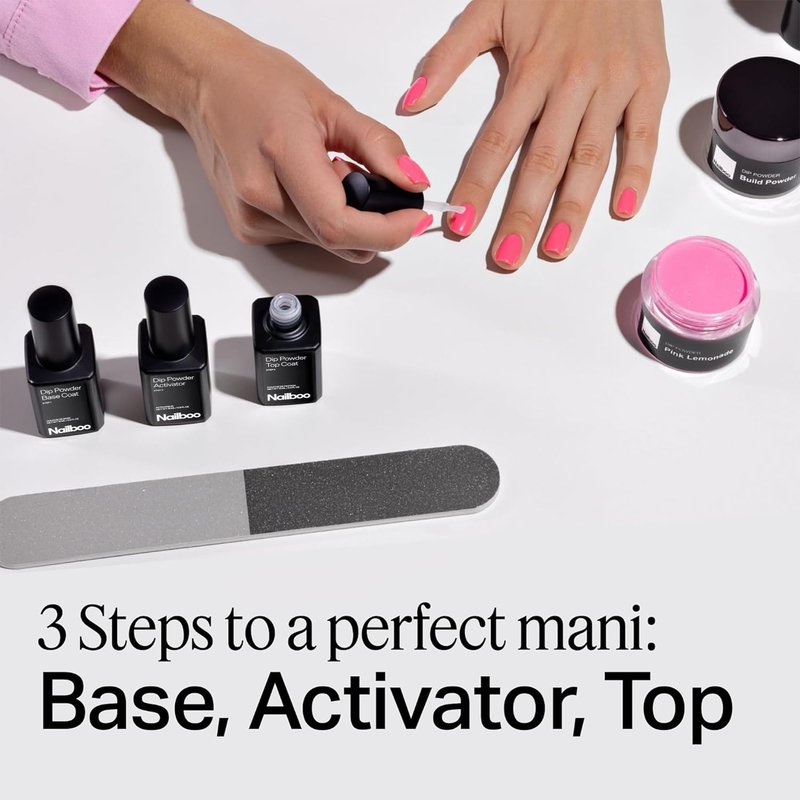 Nailboo Nail Dipping Essential Liquid, Activator for Dipping Powder, New Premium Formula, Activating Liquid for Nail Powder Dip Manicure – 0.5 fl. Oz.